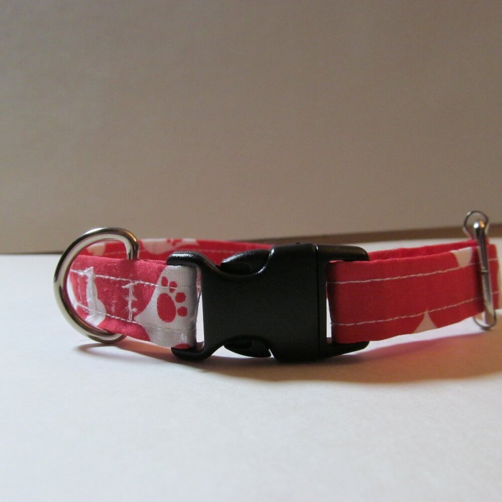Dog Collar with Heart Print #5212026